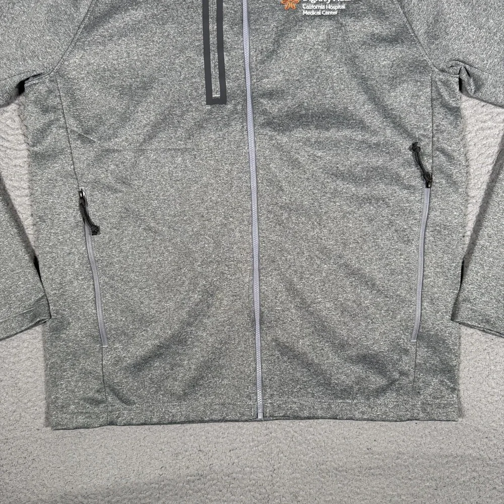 The North Face Sweater‎ Mens Medium Gray Full Zip Outdoor Pullover Casual Preppy